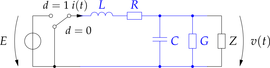 Buck converter network model